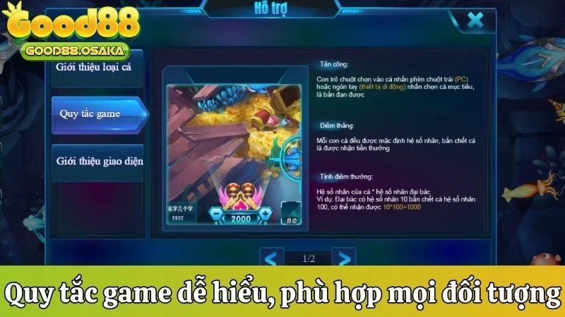 Quy tắc game dễ hiểu, phù hợp mọi đối tượng